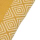 image 4 of BHS Diamond Chenille Throw, Yellow Yellow | Ochre