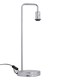 image 3 of Set of 2 Chrome Arched Table Lamp with White Micropleat Shade | Chrome | White | Large | 2