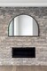 image 7 of The Arcus - Black Metal Framed Arched Wall Mirror 49" X 35" (125CM X 90CM) | Black