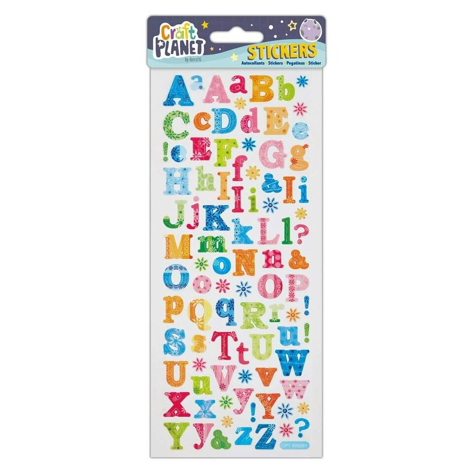 Fun Stickers - Flower Alphabet