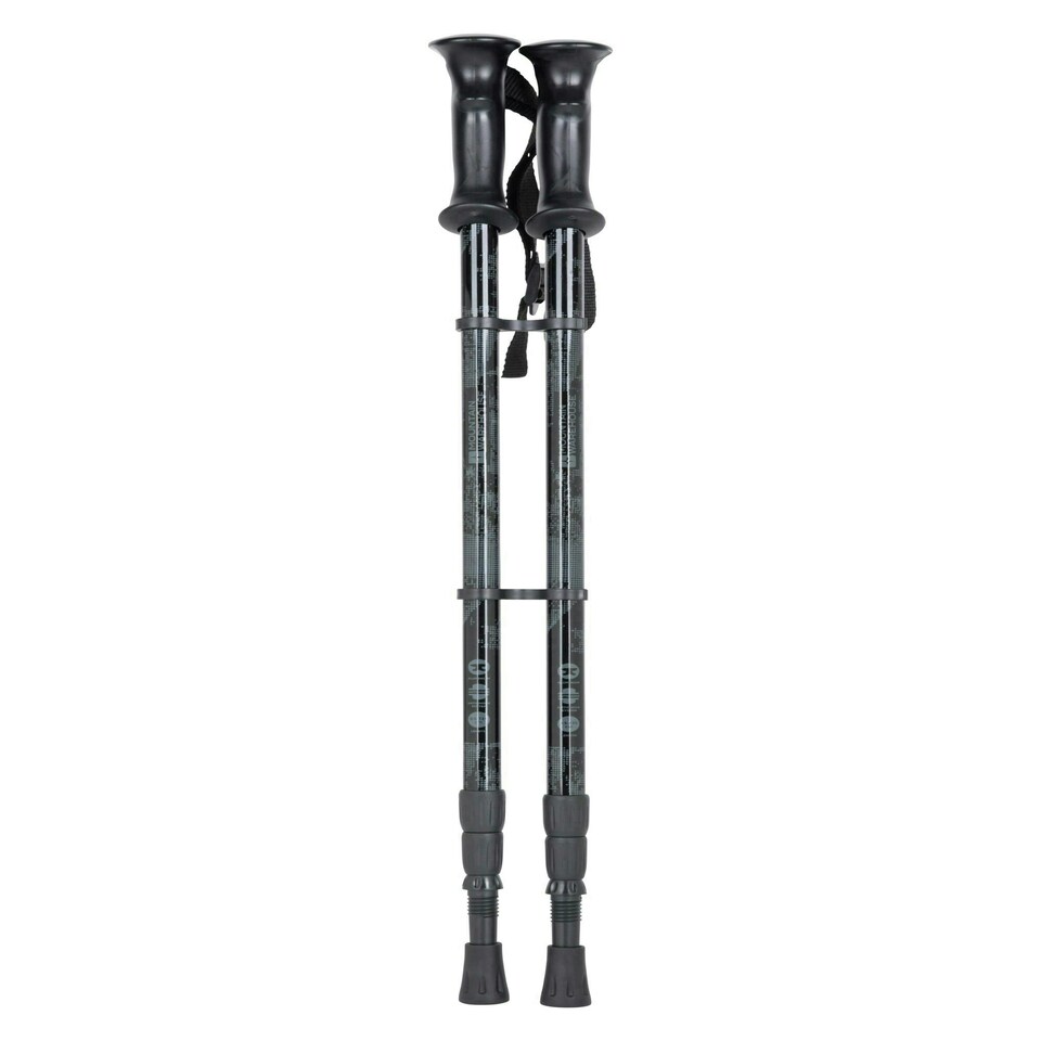 image 1 of Mountain Warehouse Hiker Walking Pole 2 Pack Ergonomic Handle Hiking Trail Stick