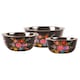 image 1 of BillyCan 3pc Picnic Bowl Set - Carbon Pansy