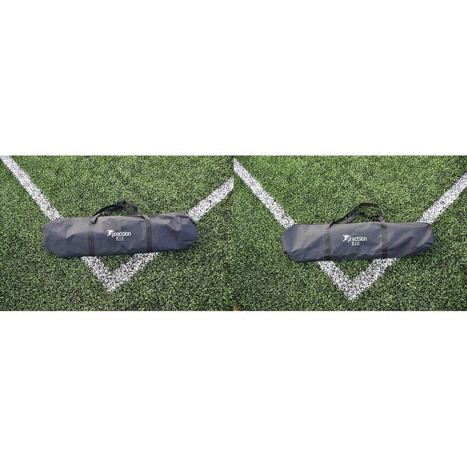 image 1 of Precision Flexi Net Replacement Carry Bag, Heavy Duty Zipped Extra Storage Duffle, Travel Carry Handles, Durable Polyester Design For Flexi Net Goals, Black, 4' X 2.5'