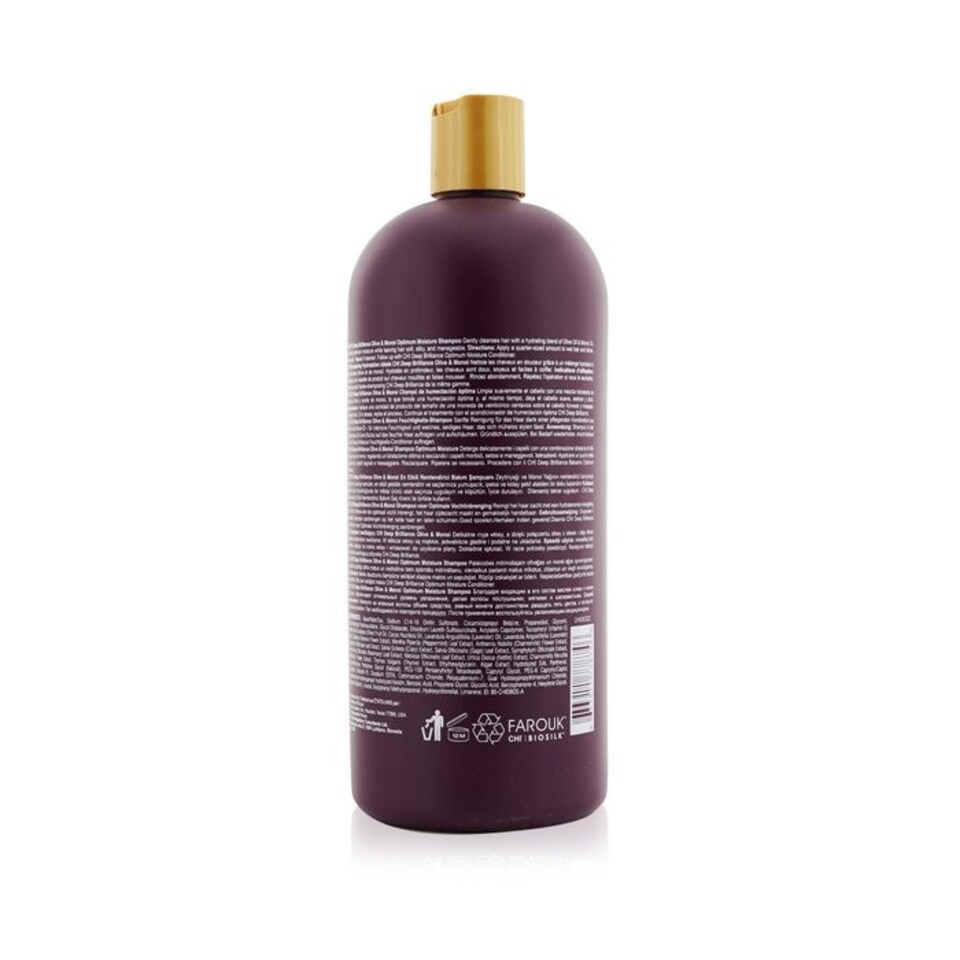 image 1 of Deep Brilliance Olive & Monoi Optimum Moisture Shampoo - 946 ml/32Oz