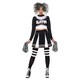 image 1 of Fever Womens/Ladies Gothic Cheerleader Costume - Black/White - S S