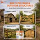 image 3 of Landlords Paint - Barn Paint - Weatherproof Protection for Wood, Furniture, Gates and Fences - Baby Pink - 5L