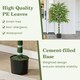 image 4 of COSTWAY Set of 2 125 CM Artificial Bamboo Tree Greenery Plants Green | One Size
