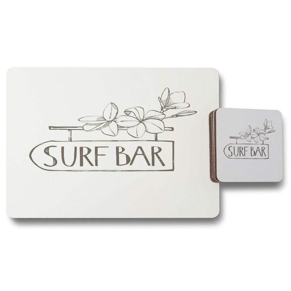 Surf Bar (Placemat & Coaster Set)