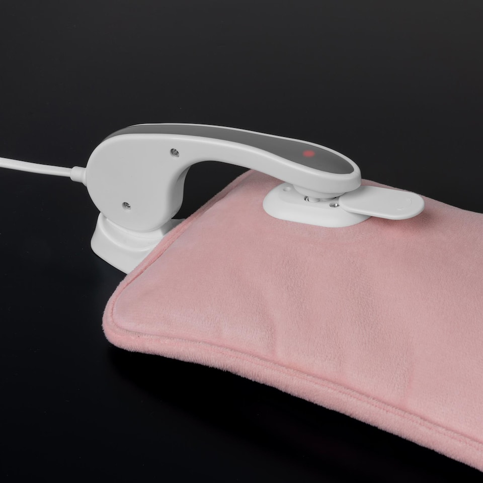 image 1 of Daewoo Pink 380W Rechargeable Hot Water Bottle with Hand Pocket