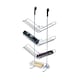 image 3 of Showerdrape Atrium 3 Tier Hanging Chrome Shower Caddy | Silver | 1