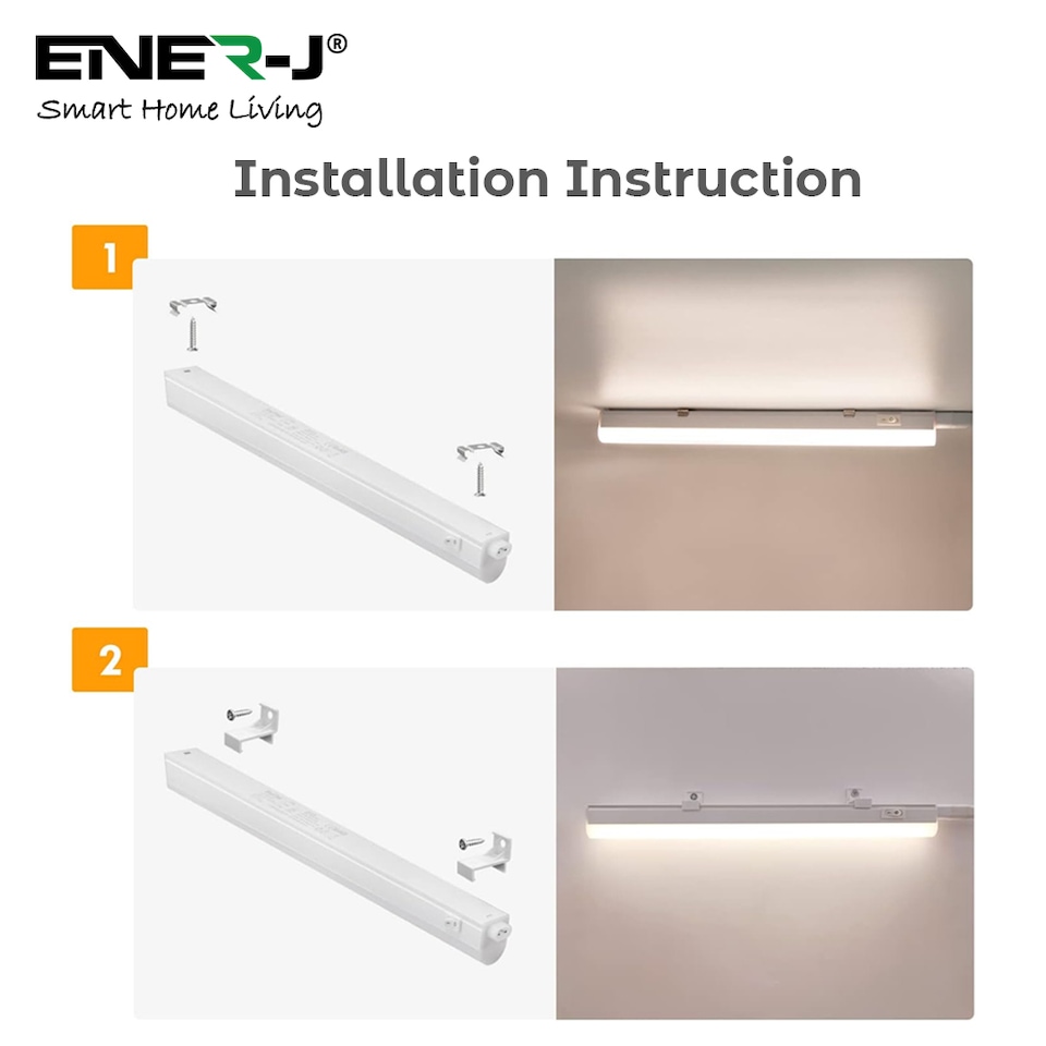 image 1 of 4W LED T5 Batten Light, 30cms, 100 Lm W, With on off switch, CCT Switchable, 50cms cable, 3 Years warranty