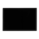 image 4 of Harbour Housewares Black Glass Placemats - 30 x 20cm - 6pc Set - Heat Resistant & Modern Black