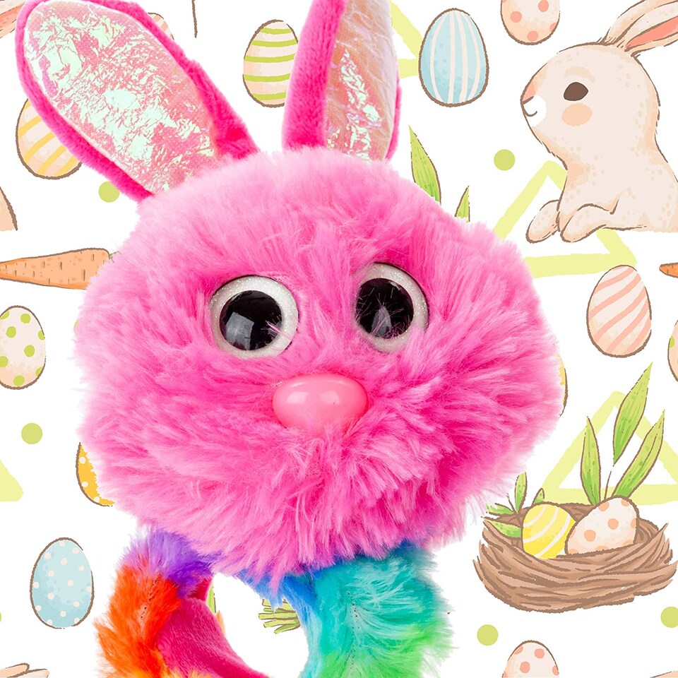 image 1 of VFM e-Store Easter Fluffy Bunny Slap Band - 31cm Pink