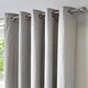 image 2 of Fusion Cannes Eyelet Curtains Silver