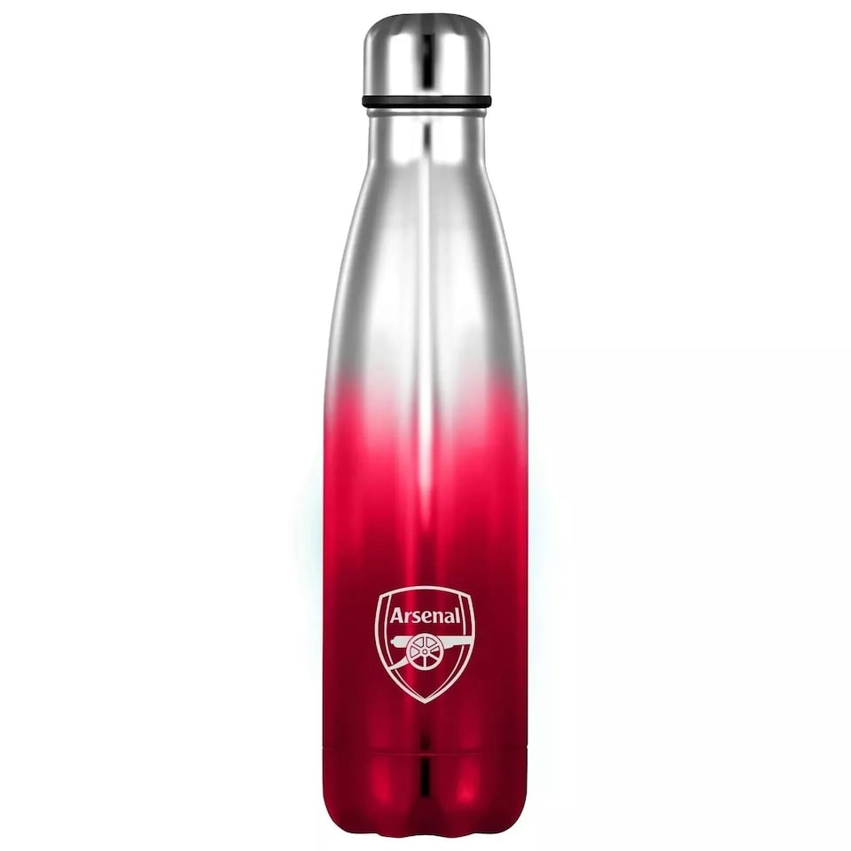 Arsenal FC Ombre Bottle Flask Red | Silver | 500ml