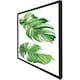 image 2 of Twin botanical leaves (Picture Frame) Black | M