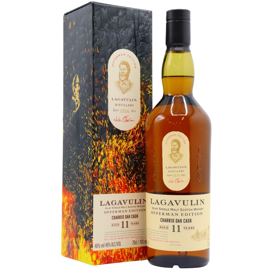 Lagavulin Offerman 3rd Edition Charred Oak Cask Islay Single Malt Scotch 11 year old Whisky
