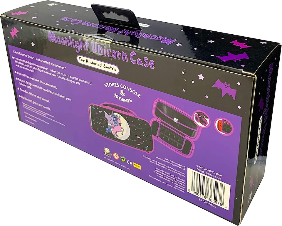 image 1 of IMP Moonlight Unicorn Protective Carry & Storage Case (For Nintendo Switch)