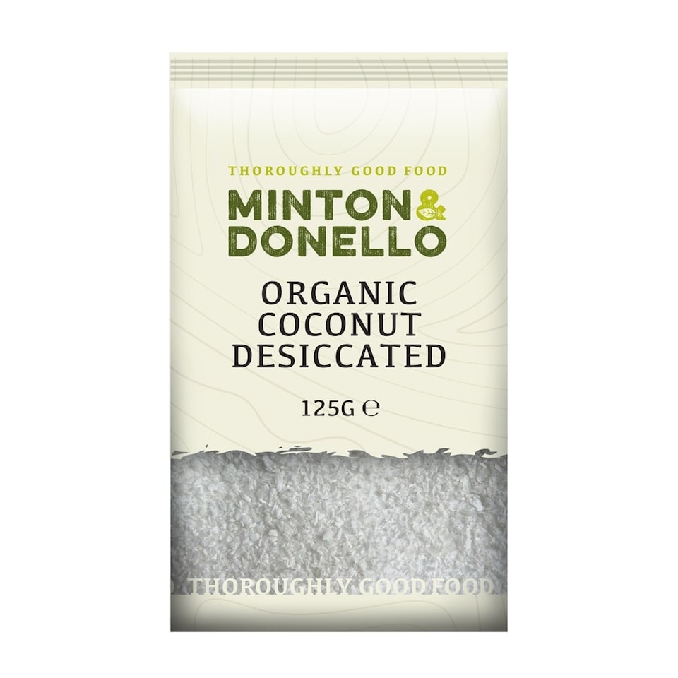image 1 of Minton & Donello Organic Desiccated Coconut 6 x 125g
