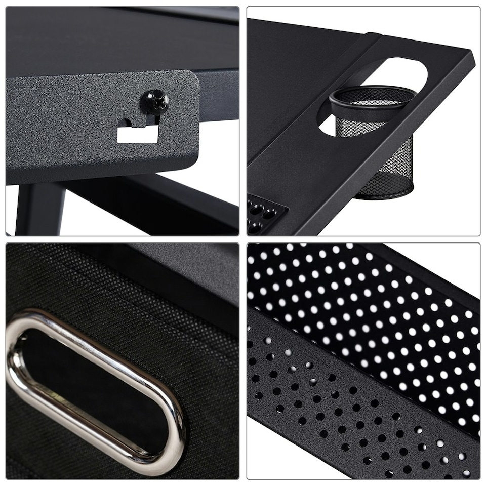 image 1 of Yaheetech Drawing Table & Stool Set