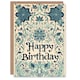 image 1 of Arabesque Flower Pattern Floral Design Woman Her Birthday Card