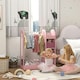 image 10 of AIYAPLAY Kids Clothes Rail with Storage Shelf, Boxes, Mirror, White