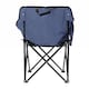 image 6 of Harbour Housewares Premium Folding Camping Chairs with Pockets & Carry Bag - Navy - Pack of 6 | Blue | Navy