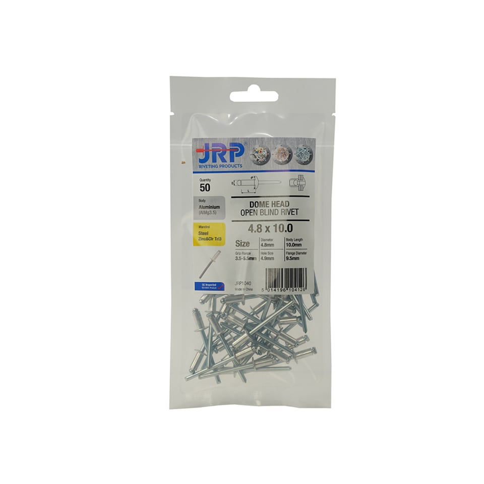 Products 4.8 x 30mm Dome Head Rivets -