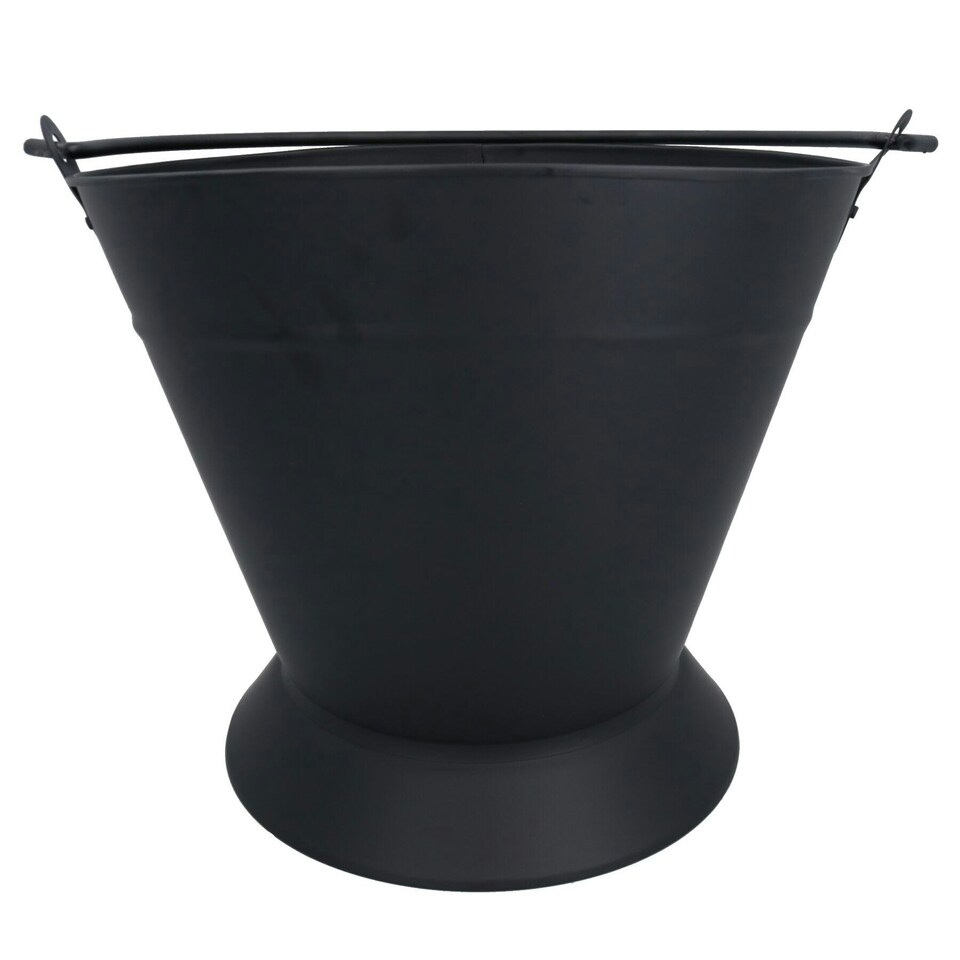 image 1 of Waterloo Style Black Coal Log Burner Scuttle Bucket Wide Mouth Fire Fireplace