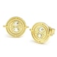 image 6 of Official Harry Potter Time Turner Sterling Silver, Gold Plated Stud Earrings with Crystal Elements