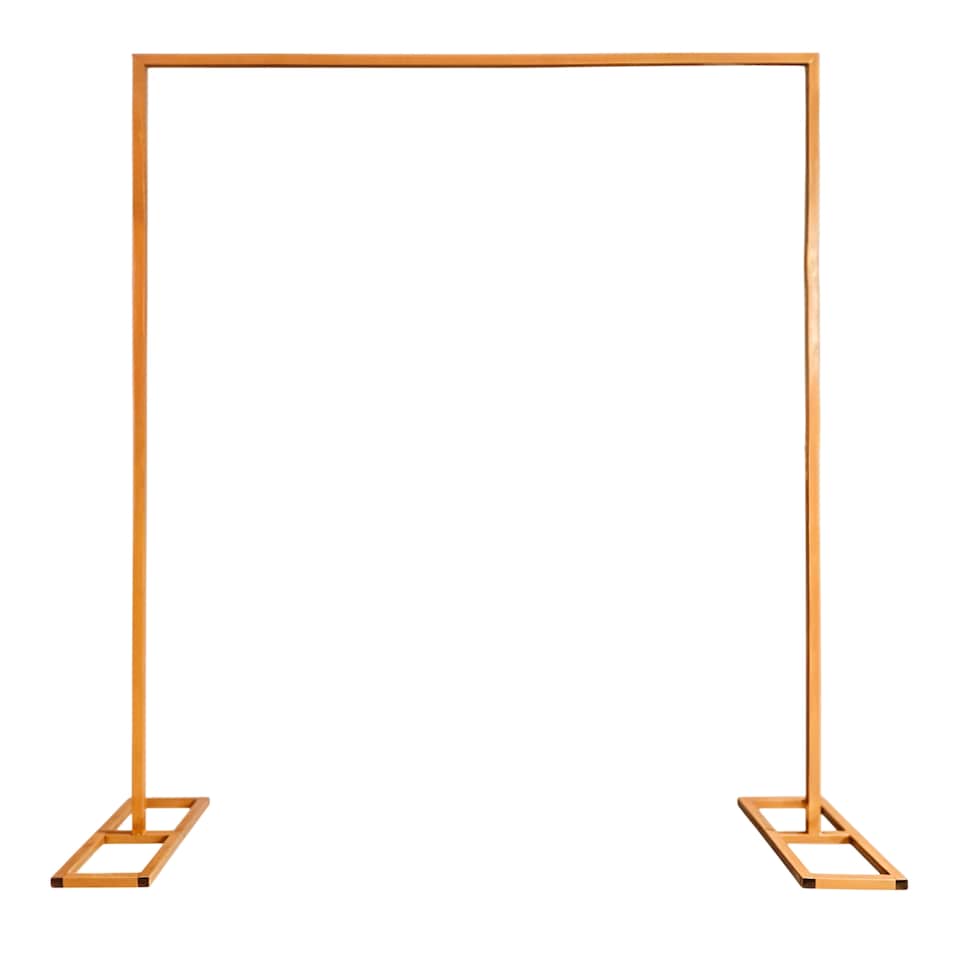 image 1 of Square Arch Stand with Base, Party Background Decoration - 200x200cm