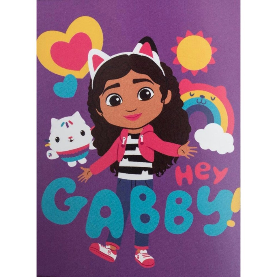 image 1 of Gabby´s Dollhouse Premium Coral Fleece Blanket - Multicoloured - 200cm x 150cm Multi