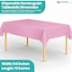 image 2 of Disposable Plastic Table Cover, Table Liner - 54" x 72"