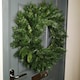 image 4 of 60cm Kateson Fir Artificial Plain Green Christmas Wreath with 150 Tips