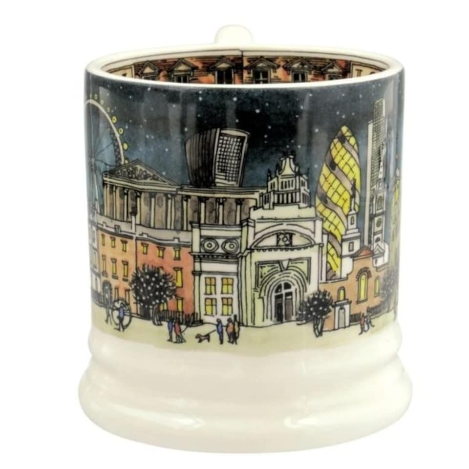 image 1 of Mug: 1 x 300ml Emma Bridgewater Cities Of Dreams London At Night 1/2 Pint Mug, Ceramic White