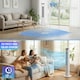 image 4 of PureMate 43-Inch Bladeless Tower Fan with Remote Control - White