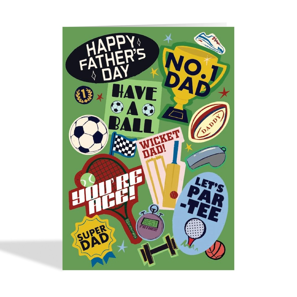 image 1 of Pun Sports Father's Day Card