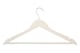 image 2 of Interiors by Premier Set Of 20 Matte White Clothes Hangers, Durable Plastic Hangers With Notches And Rotating Hooks,