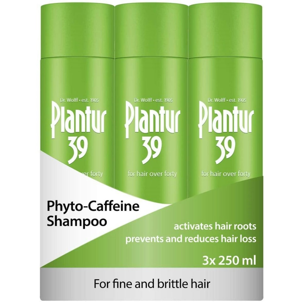 image 1 of Plantur 39 Phyto-Caffeine Shampoo For Fine Brittle Hair x 3