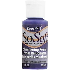 DA SoSoft Fbrc Pnt Shmrng Pearl Grape Pu Multi