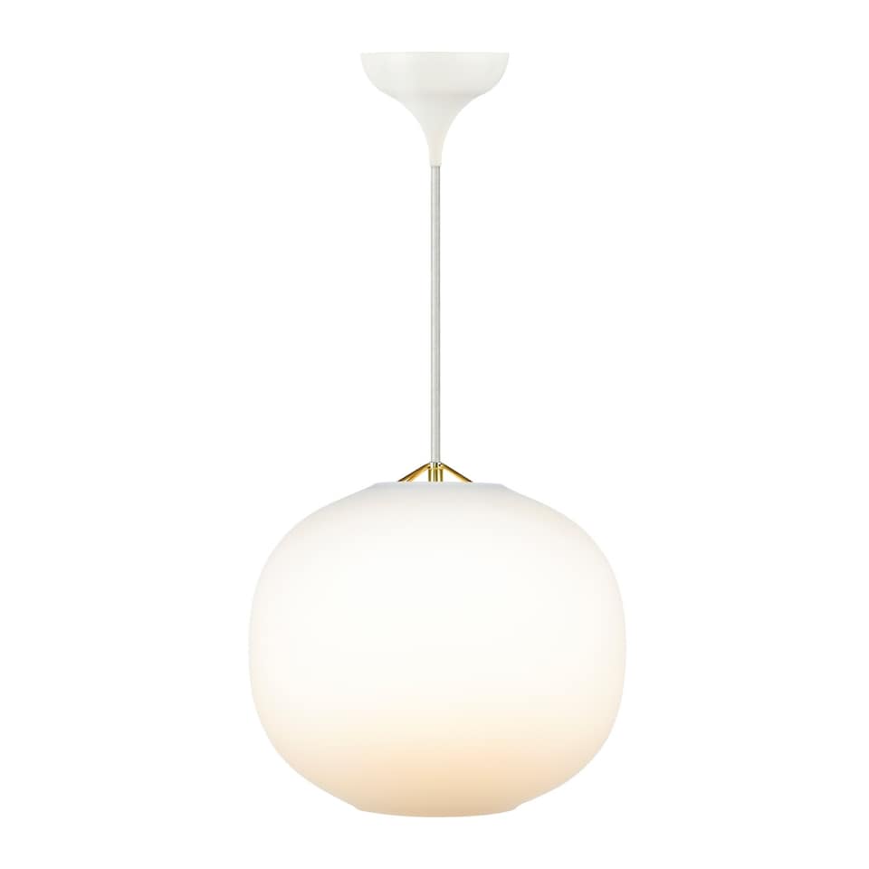 image 1 of Nordlux Navone Indoor Pendant Light White Glass E27 Hand Blown Glass - Mains Powered, IP20