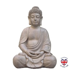 Sitting in Meditation Buddha Brown Indoor and Outdoor Statue&nbsp;L30 W24 H41 cm