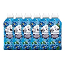 Lenor | Coastal Flowers and Cypress Fabric Conditioner | 29 Wash x 6 Bottles | 5220ml