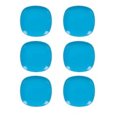 6x Plastic Side Plates | Blue | 1