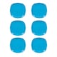 image 1 of 6x Plastic Side Plates | Blue | 1