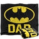 image 1 of Batman Dad Logo Blanket | Multi | Multicoloured | One Size | 1