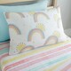 image 2 of Rainbow & Sunshine Duvet Cover Set - Multicoloured - Single Multi | Single
