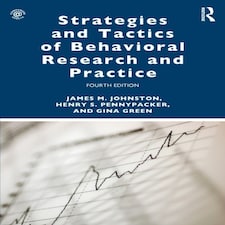 Strategies & Tactics Of Behavioral Resea