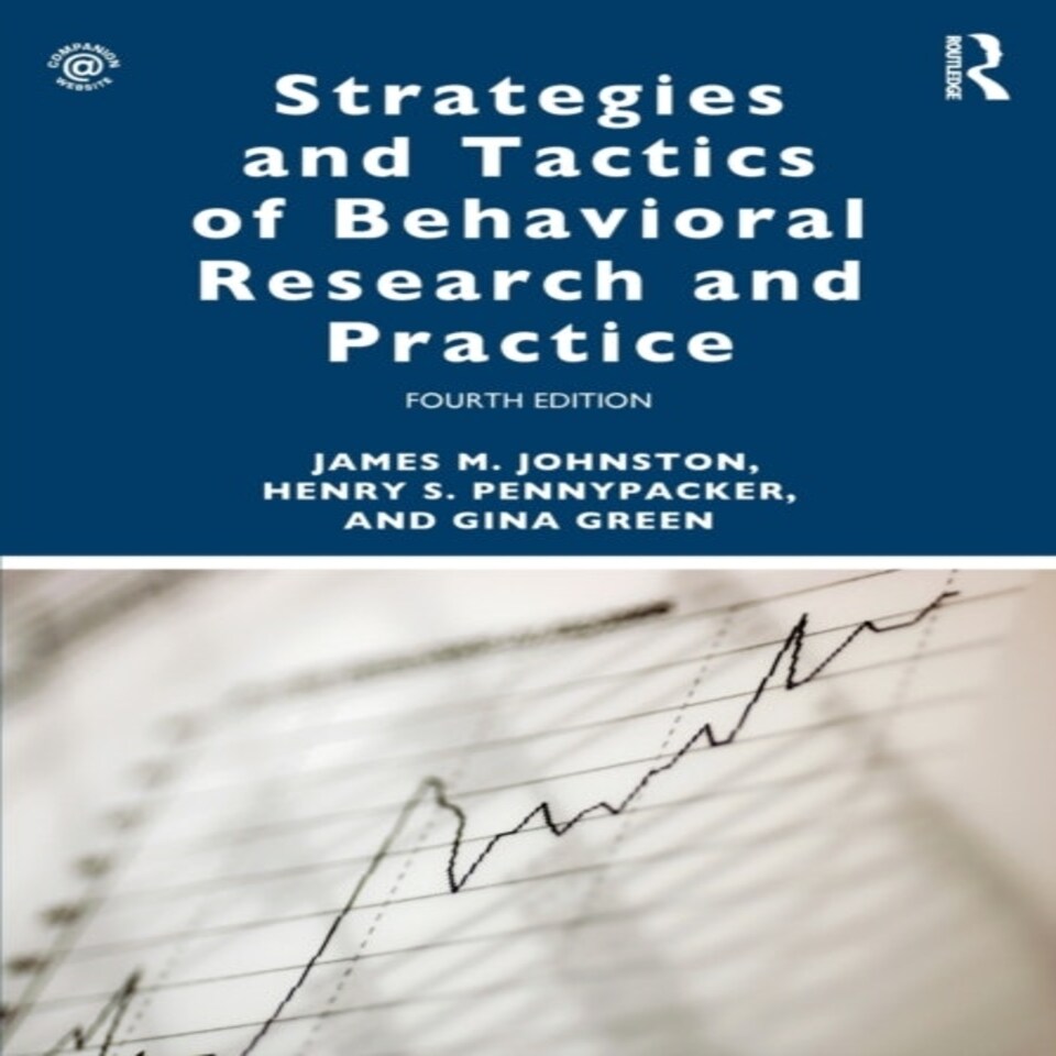 Strategies & Tactics Of Behavioral Resea