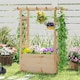 image 7 of COSTWAY Raised Garden Bed Wooden Planter Box Natural N/A